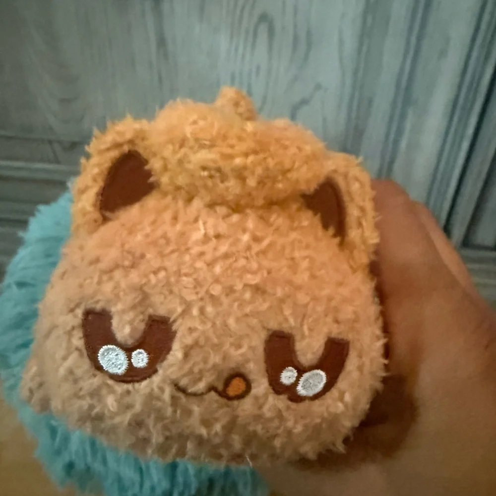 Tan and Brown Plush Toy for Small Pets